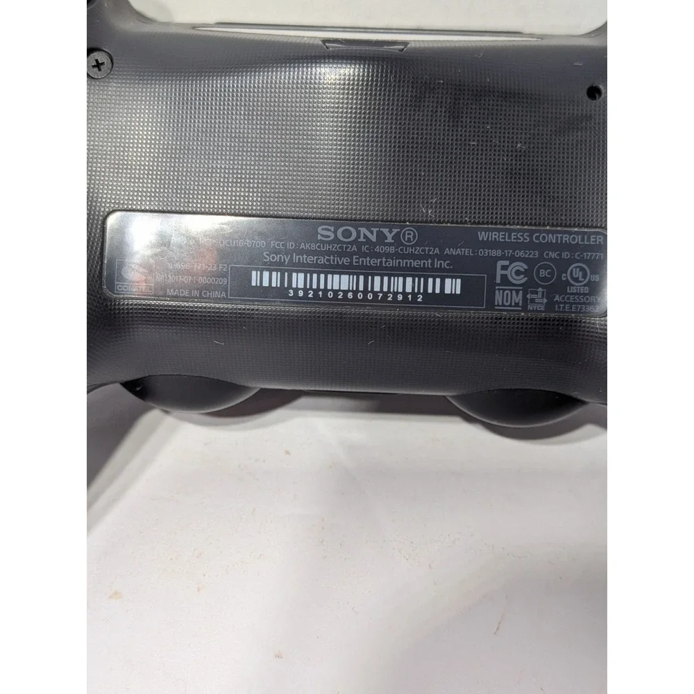 Sony PS4 PlayStation 4 DualShock 4 Wireless Controller Black CUH-ZCT1U - Tested